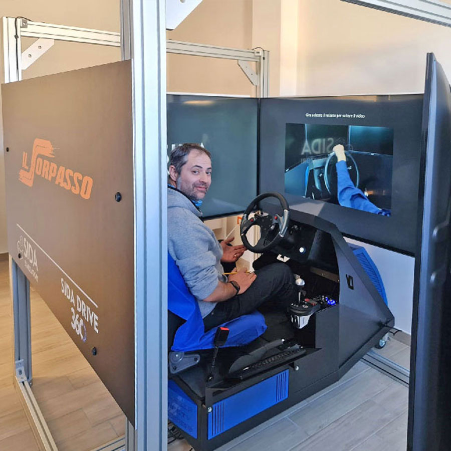 SIDA DRIVE - simulatore di guida - sorpasso 3 Autoscuola Il Sorpasso