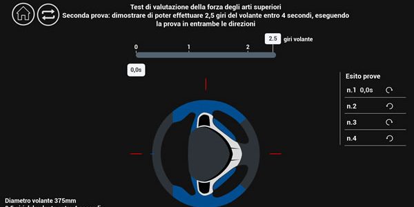 TestRotazioneVolante